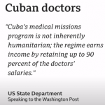 VIDEO: US Secretary of State Mike Pompeo Asks South Africa To Stop Cuba’s Human Trafficking of Cuban Medical Workers & to Pay Them Directly!