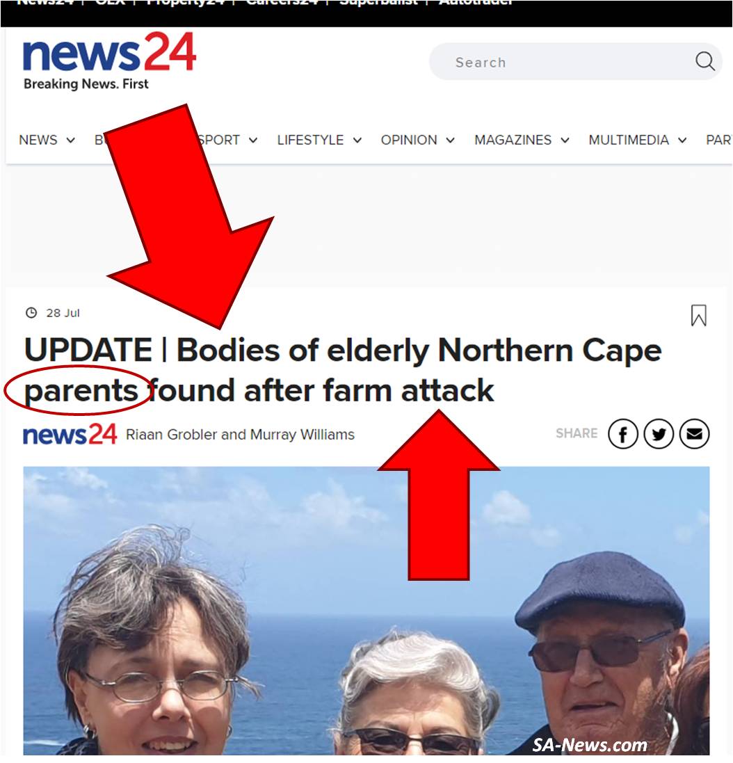 Fake News News24 Calls Triple Farm Murder a Farm Attack! Is it Deliberate? Are NASPERS Too Scared To Admit Ramaphosa is a Liar?