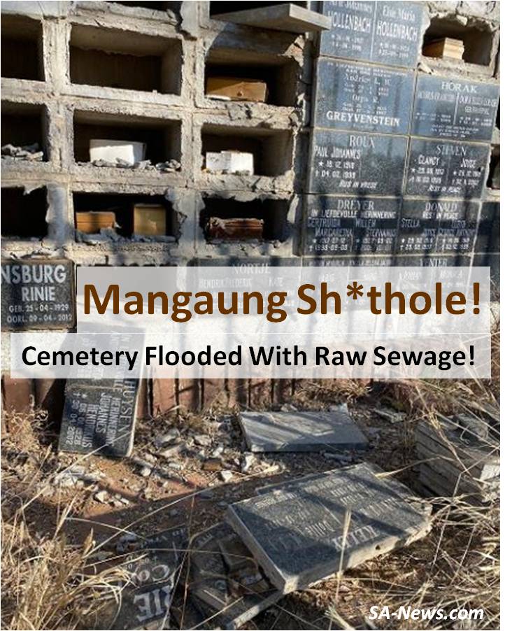 Cemetery Flooded With Raw Sewage for a Year! Too Dangerous to Visit Deceased Relatives, but Still Being Stripped by Robbers!
