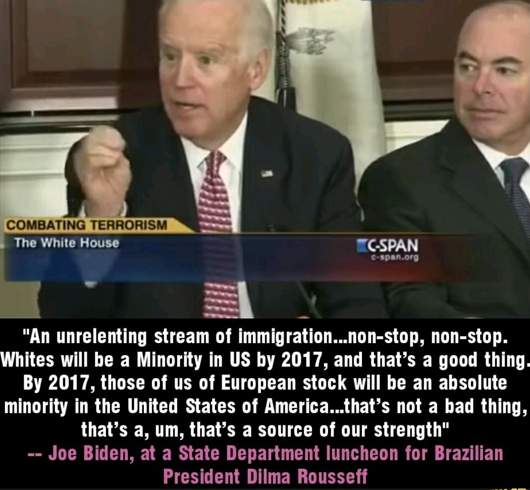 Video: “Whites Must Denounce Themselves!” – Biden Fights Racism & Lawlessness with Racism & Lawlessness!