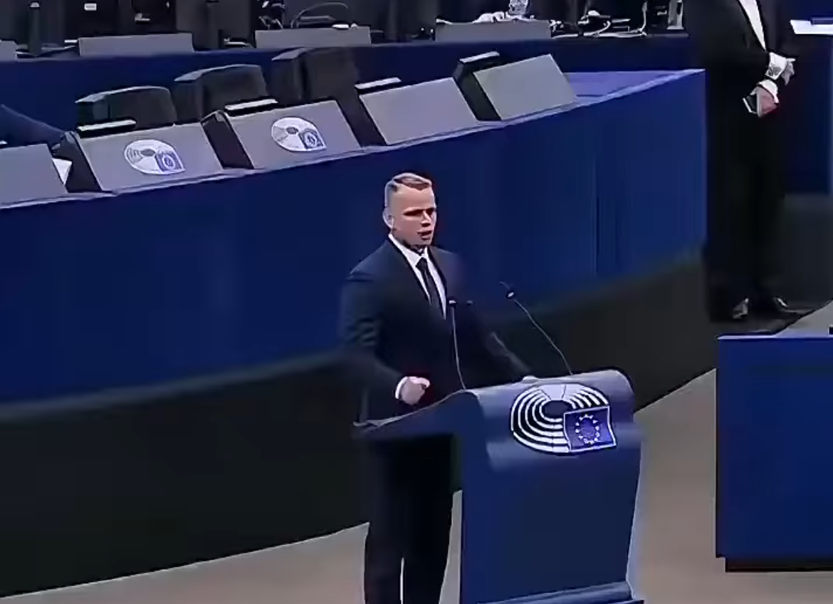 Slovak Member of the European Parliament (MEP) Milan Mazurek Tells the European Parliament: “White Lives Matter”